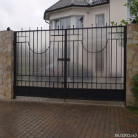 Сварные ворота в омске распашные дачные ворота и калитка цена