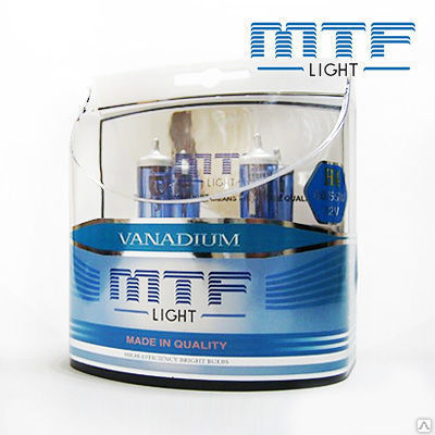 Набор галогеновых ламп MTF Vanadium H7 12v 55w (2 шт)