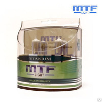 Набор галогеновых ламп MTF Titanium HB3 (9005) 12v 65w (2 шт)