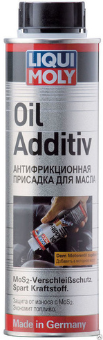 Антифрикционная присадка с MoS2 в моторное масло Liqui Moly (300 мл)