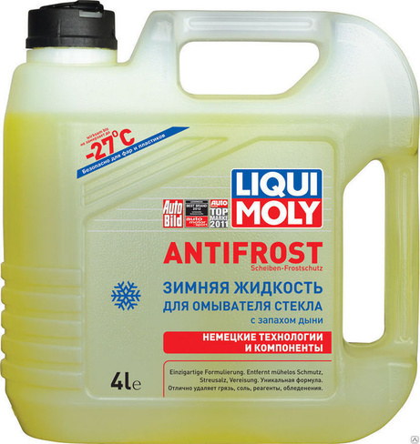 Жидкость для омывателя стекла (дыня) LIQUI MOLY Antifrost -27C (4 л)