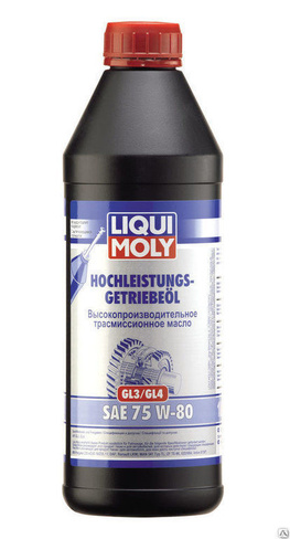 НС-синтетическое трансмиссионное масло LIQUI MOLY (GL-3/GL-4) 75W-80 (1 л)