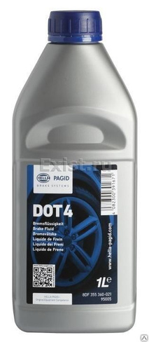 Жидкость тормозная HELLA PAGID Brake Fluid DOT 4 (1 л)