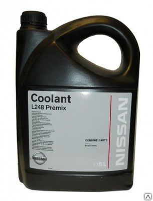 Антифриз NISSAN Coolant L248 Premix (зеленый, готовый, 5 л)