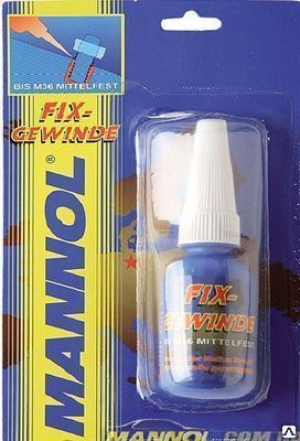 Фиксатор резьбы демонтируемый Mannol Fix-Gewinde bis M36 mittelfest (10 ml)