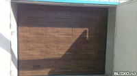 Ворота секционные ALUTECH филенка 2875x2700 коричневый