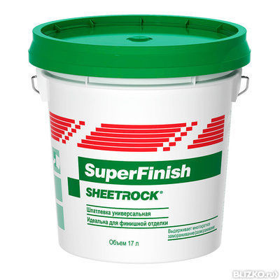 ШПАТЛЕВКА DANOGIPS SuperFinish 28кг /17л/ SHEETROCK