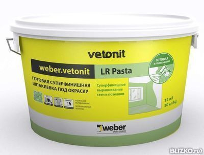 Шпаклевка финишная Weber vetonit LR+ 25 кг