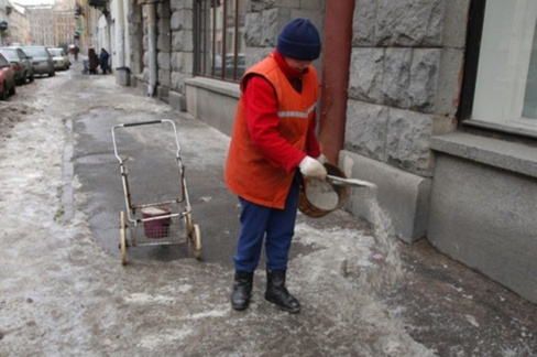 Соль противогололедная