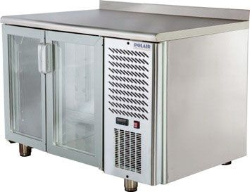 Стол холодильный Polair TD2-G среднетемпературный со стеклянными дверьми