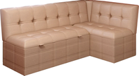 Кухонный диван «Квадро» бежевый искусственная кожа 1910х1160х780 мм
