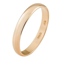 Обручальное кольцо золотое, арт. 14000035, р-р 15