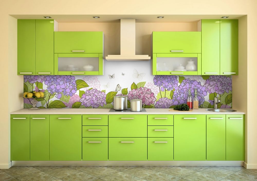 Стеновая панель для цветов. Фартук кухонный. Фартук для кухни зеленого цвета. Цветные панели для кухни. Панель для кухонного гарнитура.