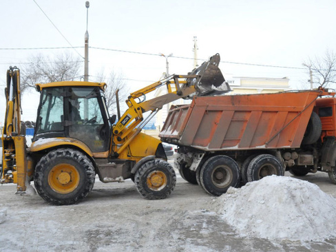 Услуги по механизированной уборке снега с обочин