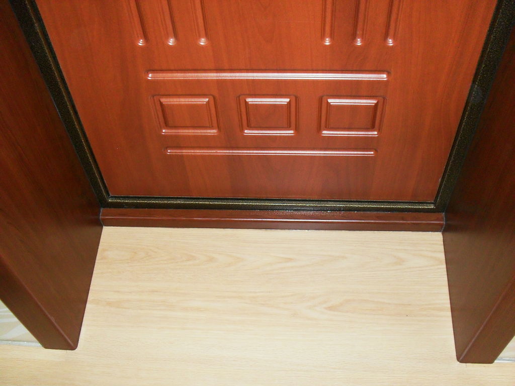 Как отделать откосы входной двери ламинатом пошагово с фото
