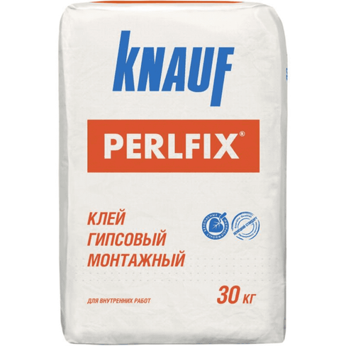 Клей гипсовый монтажный Перлфикс Кнауф 30 кг