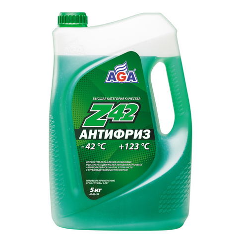 Антифриз AGA Z42 зеленый 5 кг