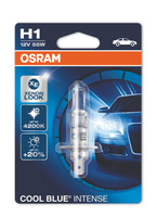 Автолампа галогенная Osram Cool Blue Intense H1 СВ 55W +20%