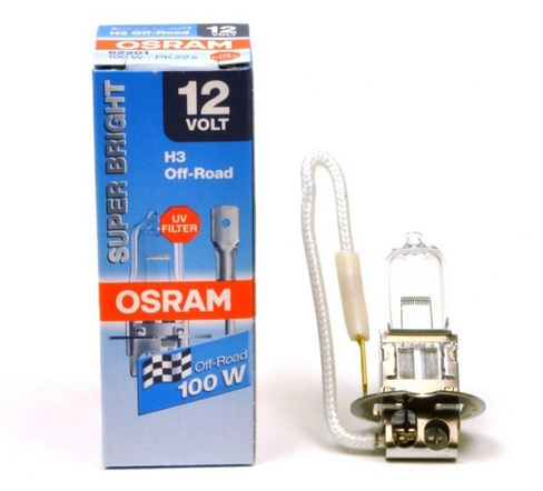 Автолампа галогенная Osram Super Bright H3 100W