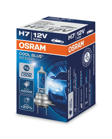 Автолампа галогенная Osram Cool Blue Intense H7 55W