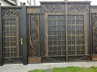Кованые ворота для частного дома