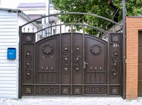 Ворота кованые для частного дома