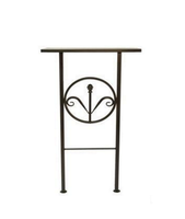 Стол ритуальный кованый №9, столешница 300х400 мм, металл 1.5 мм