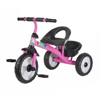 Велосипед трехколесный Чижик розовый жесткое сиденье, пластиковые колеса арт.CH-B3-01MX