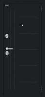 Дверь входная Проф Букле черное/Bianco Veralinga BRAVO