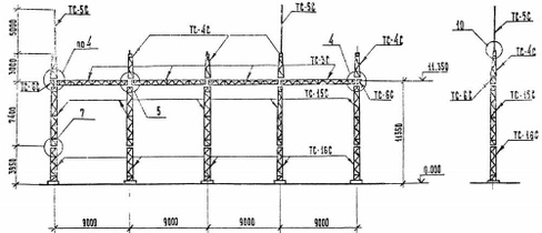 Портал ячеечный ПСЛ-110Я8 металлический