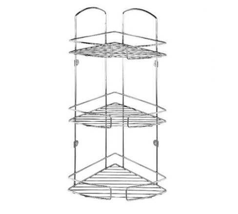 Полка угловая 3-ярусная Нержавеющая 111WC3