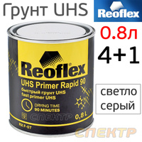 Грунт-наполнитель Reoflex UHS 4+1 (0,8л) св.серый RX F-07