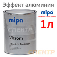 Краска хром Mipa Vicrom (1л) полированный алюминий 242010003