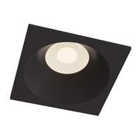 Светильник встраиваемый GU10 черный 50 Вт IP65 Maytoni Zoom ДВО (DL033-2-01B)