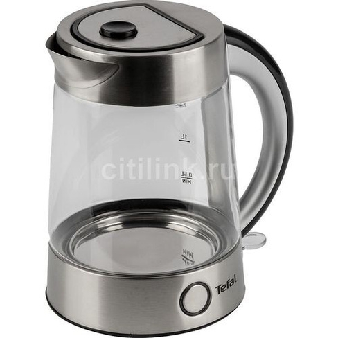 Чайник электрический Tefal KI760D30, 2400Вт, серебристый
