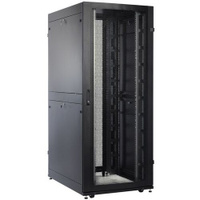 Шкаф серверный ЦМО ШТК-СП-42.8.12-44АА-9005 напольный, перфорированная передняя дверь, 42U, 800x1950x1200 мм