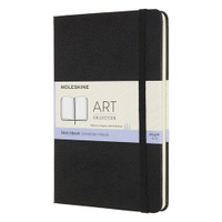 Блокнот Moleskine Art Sketchbook, 88стр, твердая обложка, черный [artqp054]