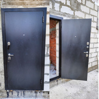 Входная дверь Гарда 7,5 см Серебро металл/металл