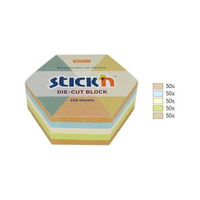 Блок самоклеящийся бумажный STICK`N 21828, 61x70, 250 л, пастель+крафт, ассорти 18 шт./кор.