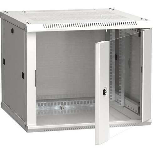 Шкаф коммутационный ITK LWR3-09U66-GF настенный, стеклянная передняя дверь, 9U, 600x500x600 мм