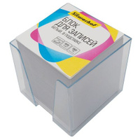 Блок для записей бумажный Silwerhof 90x90x90, белый, в подставке 12 шт./кор.