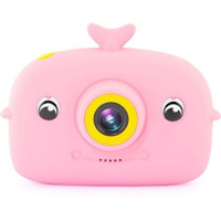 Цифровой компактный фотоаппарат Rekam iLook K430i, детский, розовый