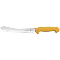 Нож Victorinox Swibo, для забоя/разделки, 210мм, заточка прямая, стальной, оранжевый [5.8426.21]
