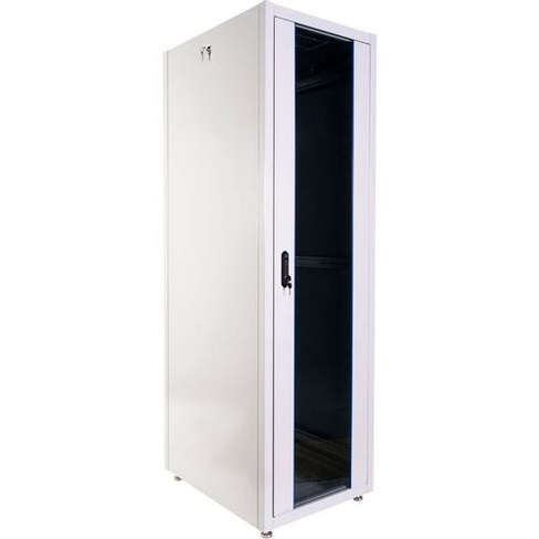 Шкаф коммутационный ЦМО ШТК-Э-42.6.8-33АА напольный, металлическая передняя дверь, 42U, 600x1987x800 мм