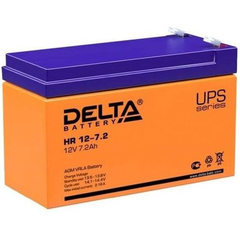 Аккумуляторная батарея для ИБП Delta HR 12-7.2 12В, 7.2Ач