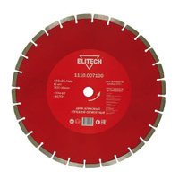 Алмазный диск Elitech 1110.007100, по бетону, граниту, 400мм, 25.4мм, 1шт