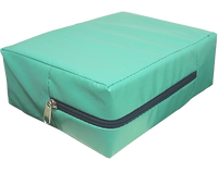 Подушка для забора крови на молнии 3484 (зеленая) чехол ПВХ 30х15х8см