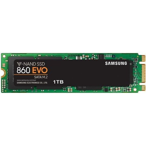 SSD накопитель Samsung 860 EVO MZ-N6E1T0BW 1ТБ, M.2 2280, SATA III, M.2