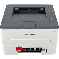 Принтер лазерный Pantum P3010D черно-белая печать, A4, цвет белый