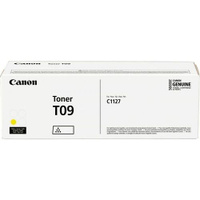 Тонер Canon T09Y, для i-Sensys C1127iF/C1127i/C1127P, желтый, туба